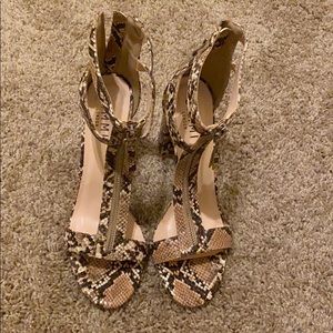 Simmi Snakeskin Sandals